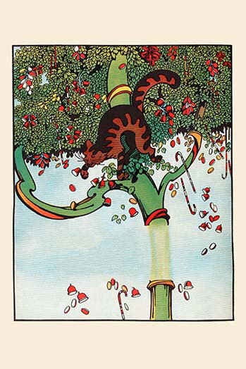 « bonbon tree treats » par eugene field, impression, H 36 po x l 24 po
