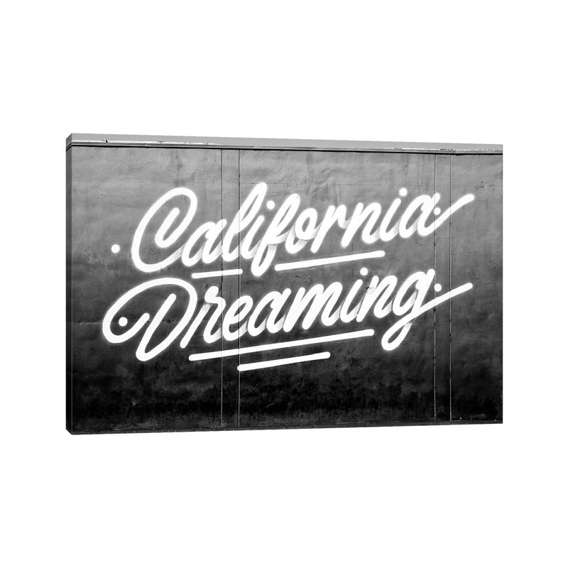 Black California Series - Dreaming, 20.32 cm H x 30.48 cm W