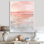Art mural sur toile Blush Tide Sunset Charm III - horizon rose