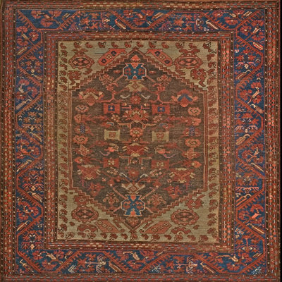 Small Antique Tribal Turkish Late 19th Century Kula Rug