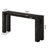70.9'' Solid Wood Console Table, Black Entryway Table for Hallway