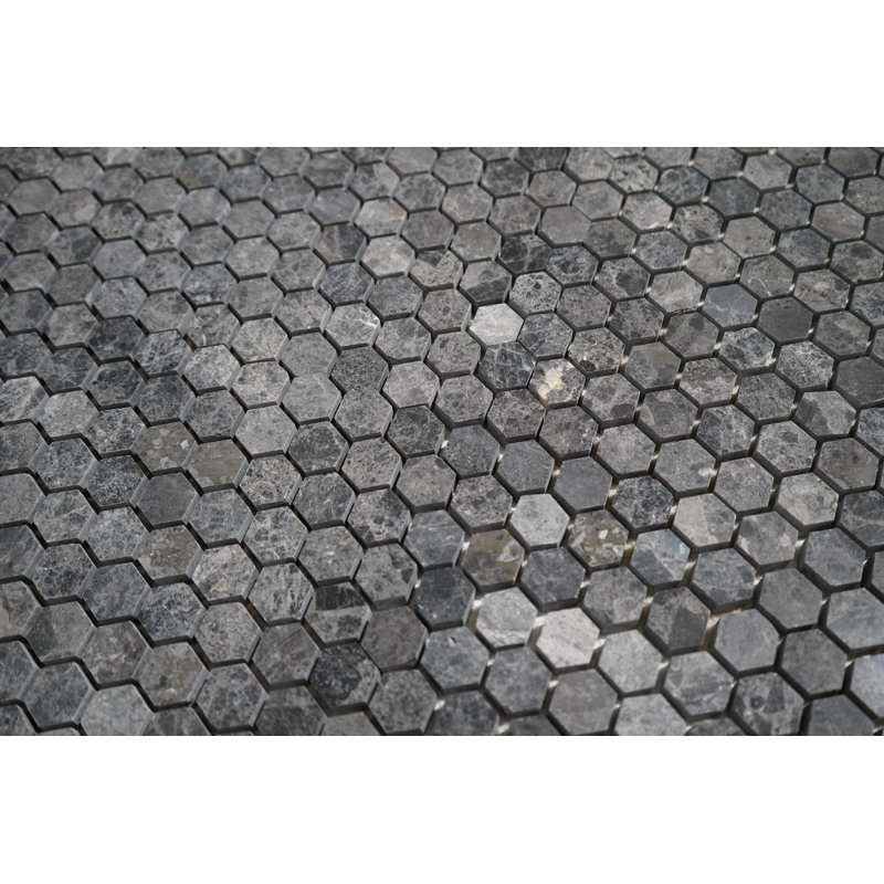 Carreau de mosaïque en pierre naturelle pour mur et plancher 1 po x 1 po