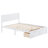 Platform Bed with Under-bed Drawers