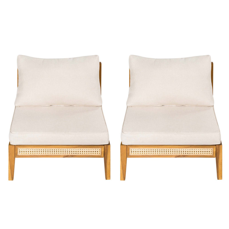 Chaise sans accoudoirs Kirkby, ensemble de 2