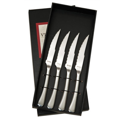 VIETRI Settimocielo 4 Piece Stainless Steel (18/10) Steak Knife Set