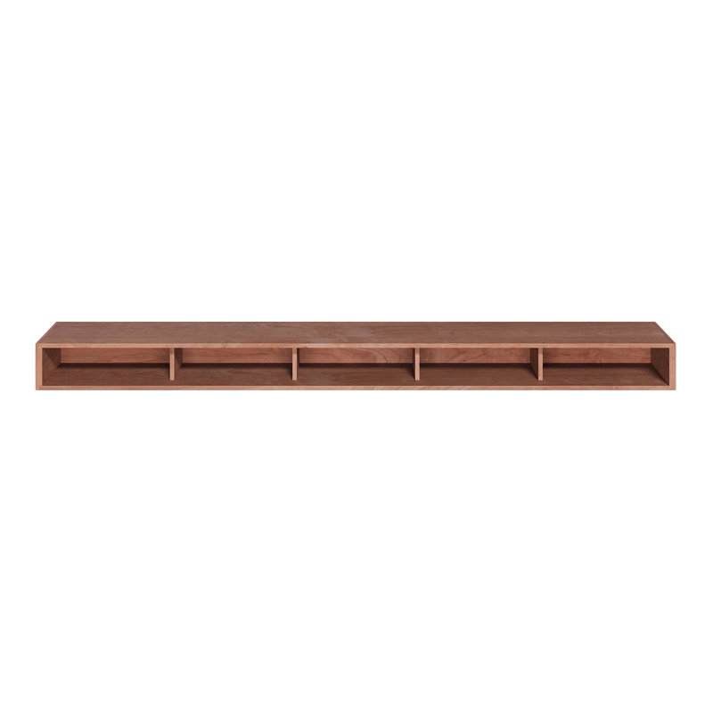 5.25 In. D X 9.25 In. W X 48 In. L Unfinished White Oak Wood Mantel, 48" L, Natural Cherry