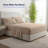 100% Organic Viscose From Bamboo Sheets Set, 300 Thread Count, 4-pc Set, Luxury Cooling Sheets, Deep Pockets - Gift-Ready Packaging, California King Size (Iced Latte)-111656344-111656338