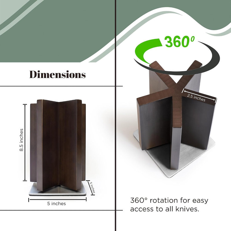 Rotating Magnetic Knife Block