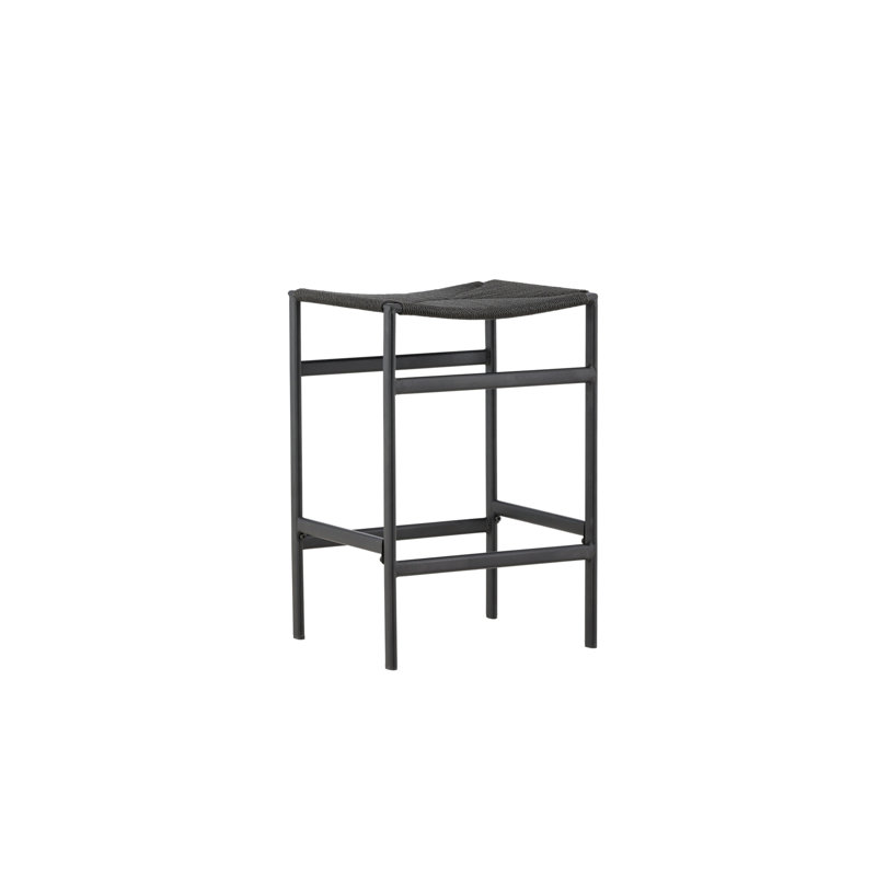 Aiden Adjustable Height Counter Stool with Metal Frame