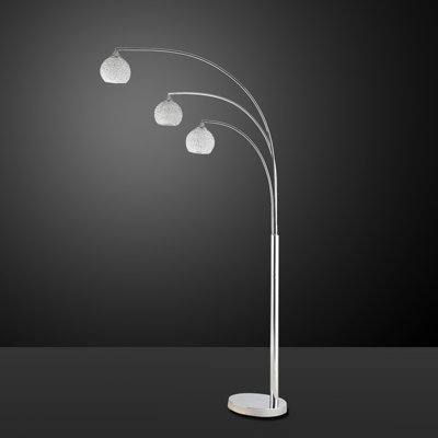 Marta 76'' Chrome Tree Floor Lamp