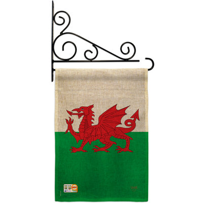 Double Sided 18.5'' H x 13'' W Burlap Garden Flag