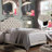 Linen Upholstered Bed with Adjustable Headboard and Button Tufting-373449955-373449983