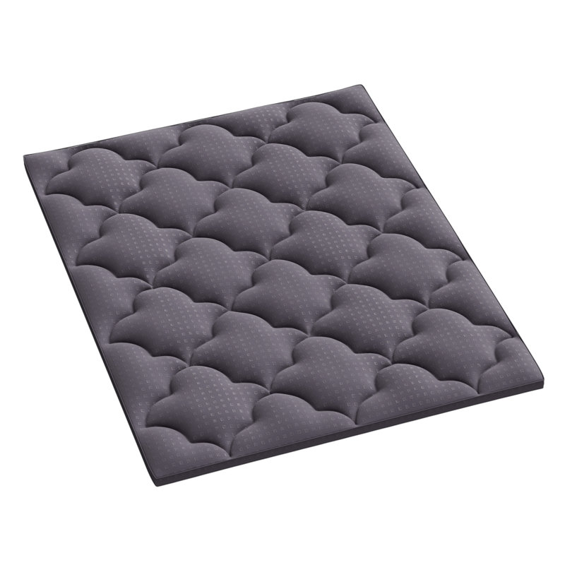 Surmatelas en coton 2 po gris foncé