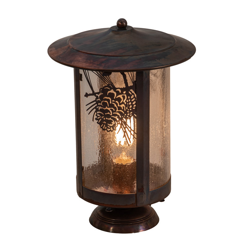 10" Wide Fulton Winter Pine Pier Mount
