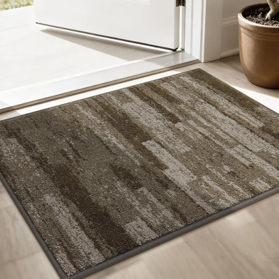 Non-Slip & Absorbent Doormat, Washable Floor Mat for Indoor Entryway, Traps Dirt and Mud from Shoes & Paws