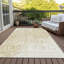 Tapis doré intérieur / extérieur en polyester tissé à la machine Lamanna-95455153