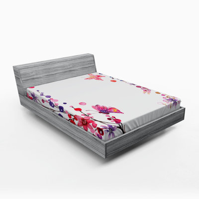 Drap-housse papillon