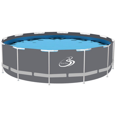 Bluebay 4 ft x 15 ft Frame Set Pool -  Sunneday, 358015W