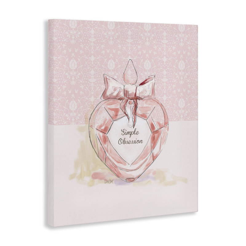 Toile de parfum pastel Simple Obsession, design par Carol Robinson, H 30 po x l 24 po