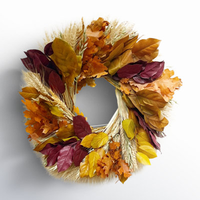 Preserved Autumn Grace 20" Fall Wreath