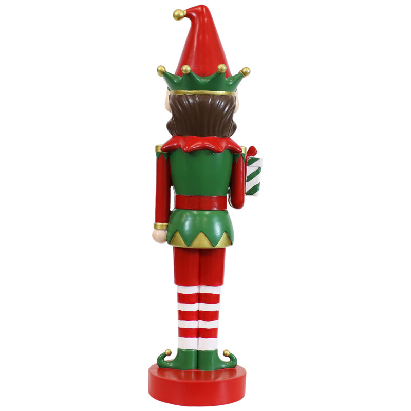 Statue de casse-noisette Elfe de Noël Jingles