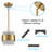 Glass Pendant Light Brass-1437586992