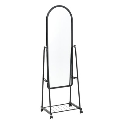 Metal Arch Floor Mirror