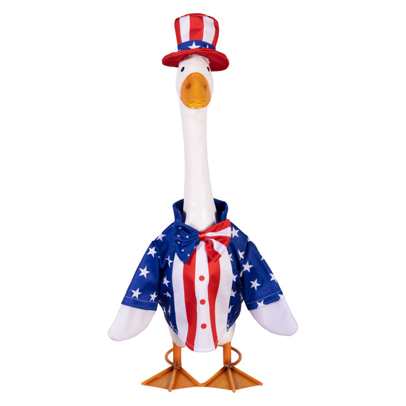 Porch Goose Outfit, Patriotic Suit, Patriotic Suit