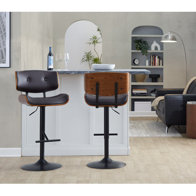 Lombardi Adjustable Barstool - Set Of 2