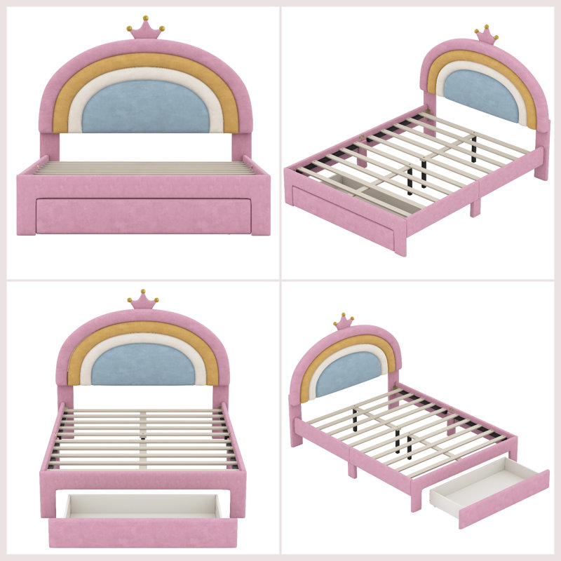 Rainbow Design Bed, Full