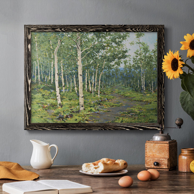 In The Forest, reproduction d'art sur toile, Noir, H 28 po x l 42 po x P 1,5 po