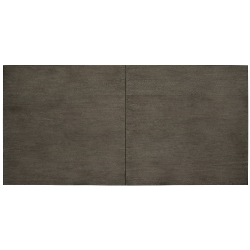 Linea Extendable Dining Table, Cerused Charcoal