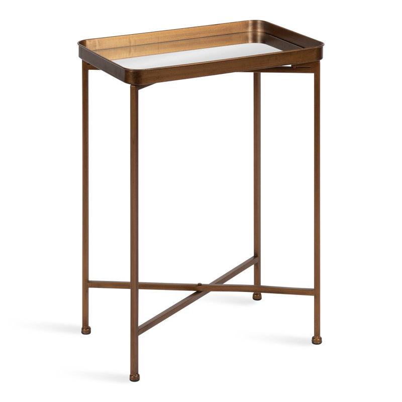 Table de bout Ekta, Bronze, Miroir