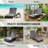 Patio Wicker Chaise Lounge Chair, Outdoor PE Rattan Sun Lounger With Adjustable Backrest And 2 Wheels, Gray-1420570634-1420570632