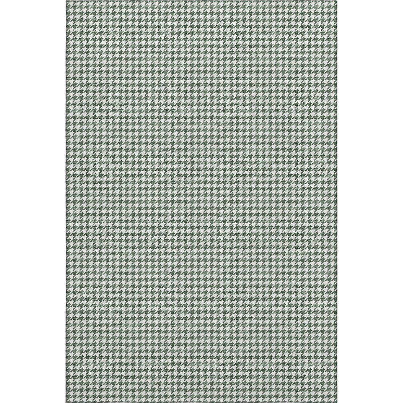 Tapis vert de qualité supérieure lavable à la machine AMF137 Paullette, Rectangle de 10 pi x 14 pi