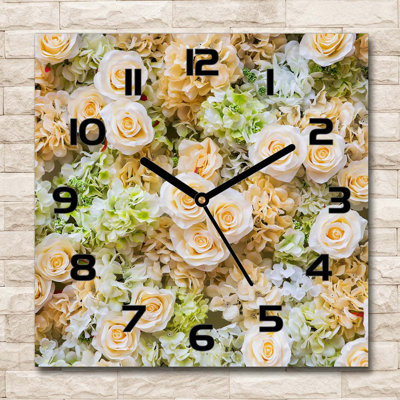 Ilyena Glass Wall Clock