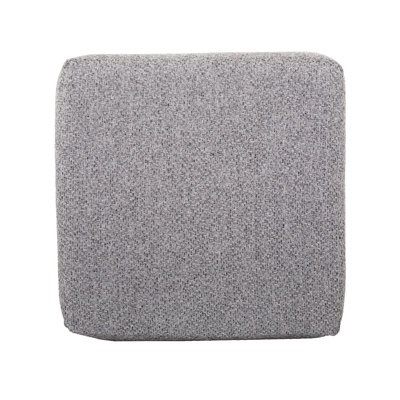 Ashle 17" Wide Round Pouf Ottoman by Hokku Designs