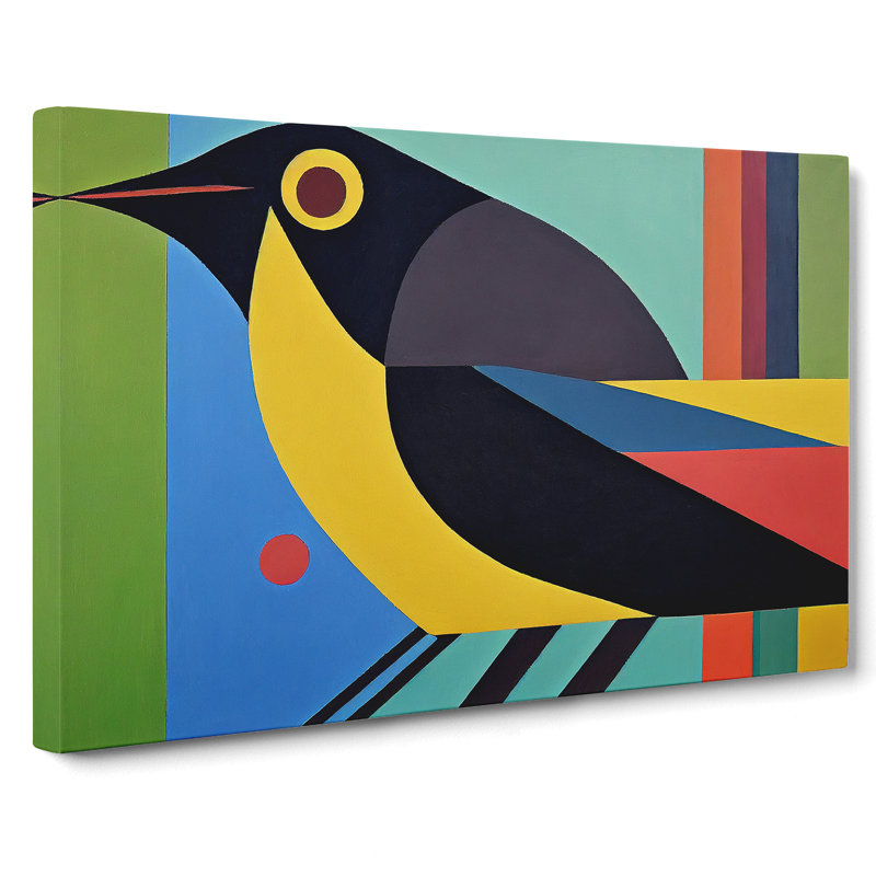 Eye Catching Bird - Wrapped Canvas, 40cm H x 60cm W x 3cm D
