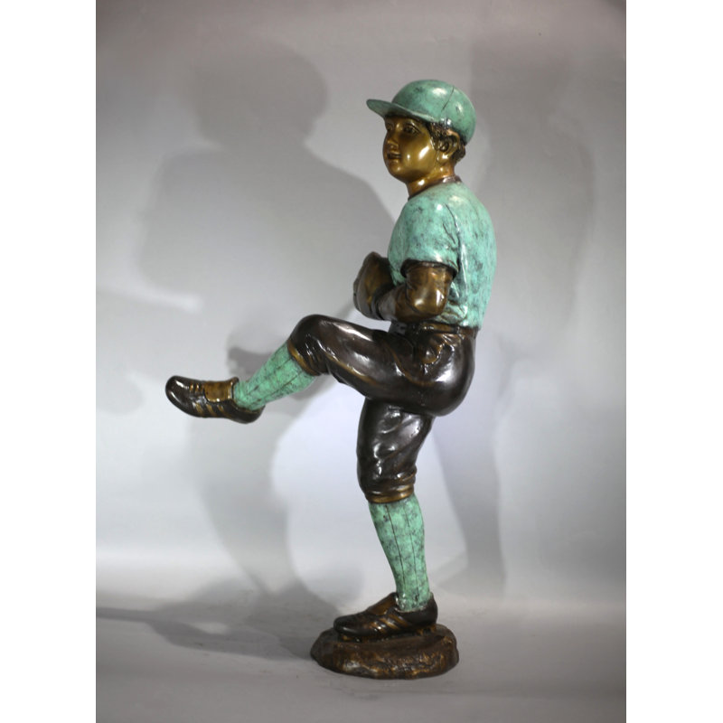 Boy Baseball Pitcher. 36"H