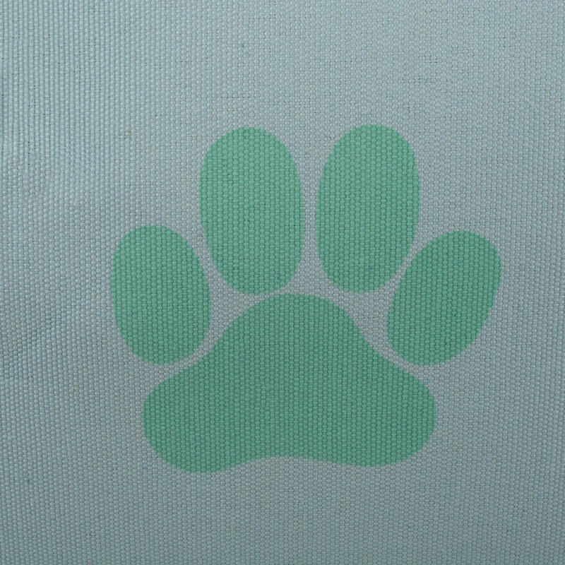 Cube en tissu patte Cambridgeshire, Turquoise, H 9 po x l 8 po x P 14 po