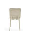 49cm H Polyester Upholstered Full Back Side Chair in Cream
