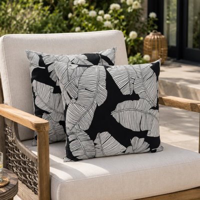 2-Piece Waterproof Outdoor Throw Pillows