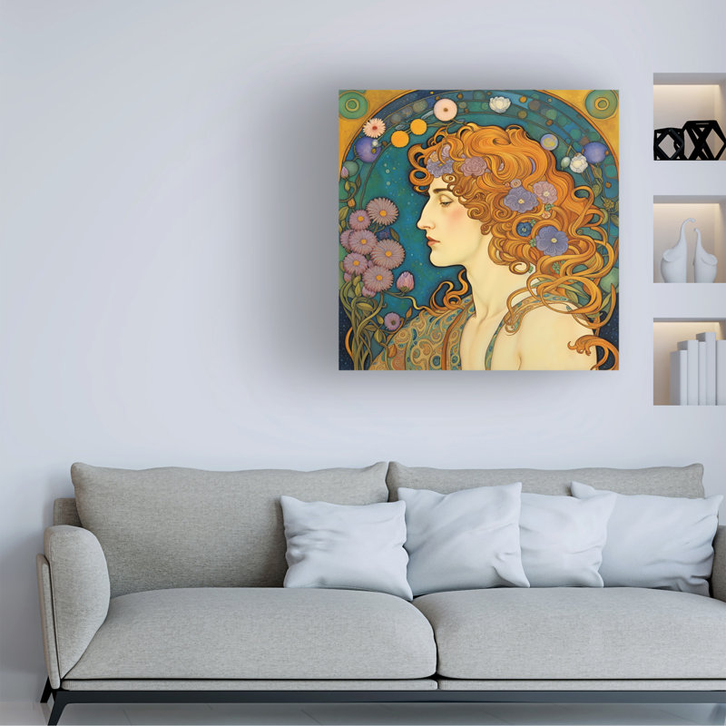 Art sur toile «ologola bolognaise »par Tina Lavoie, H 35 po x l 35 po