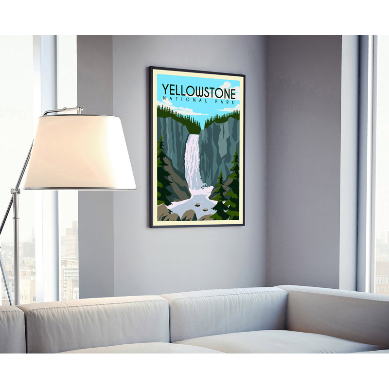 Yellow Stone National Park Wyoming, impression d'affiche de voyage, impression sans cadre, art mural maison et bureau