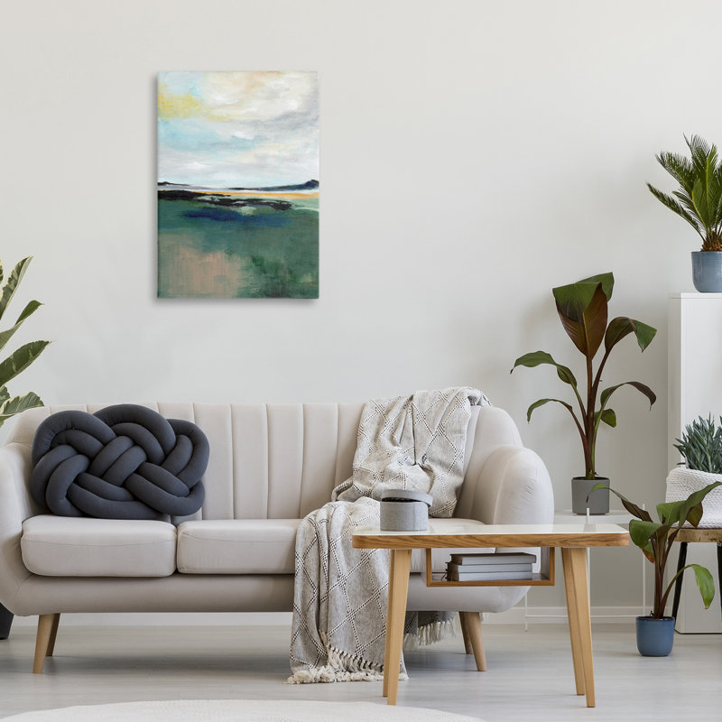Toile «Umber Landscape Illusion», conception par 1x, H 24 po x l 16 po