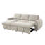 Canapé modulaire réversible beige avec boucle et rangement Boucle