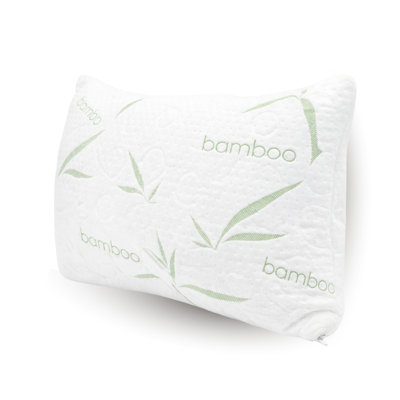 Oreiller en rayonne de bambou - Housse en mousse viscoélastique et rafraîchissante de qualité supérieure