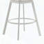 Tabouret de comptoir pivotant en aluminium avec bois de teck et coussin