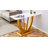 Kyrae Glass Top Dining Table