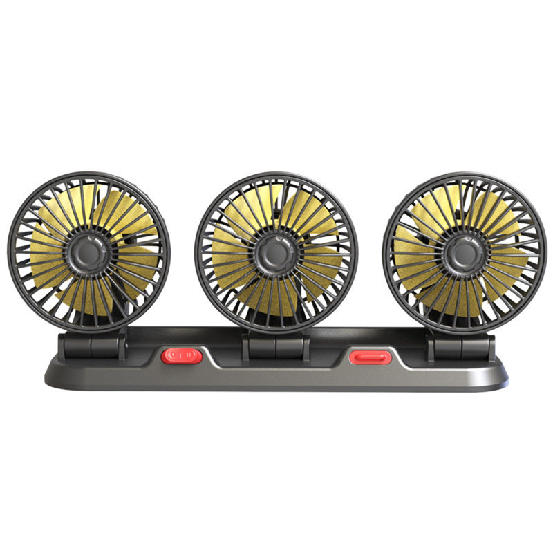 Ventilateur multifonctionnel USB à trois têtes kbndieu, B